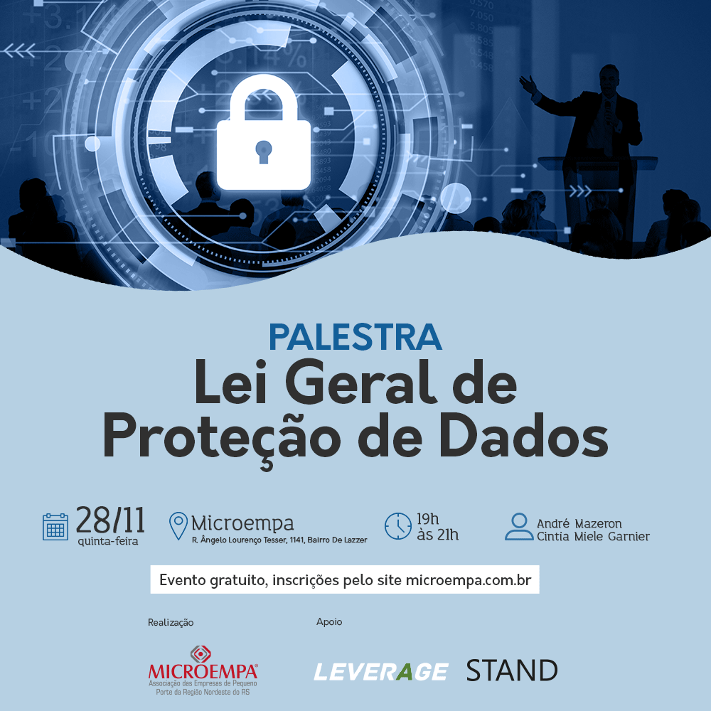 Palestra Lei Geral de Proteção de Dados