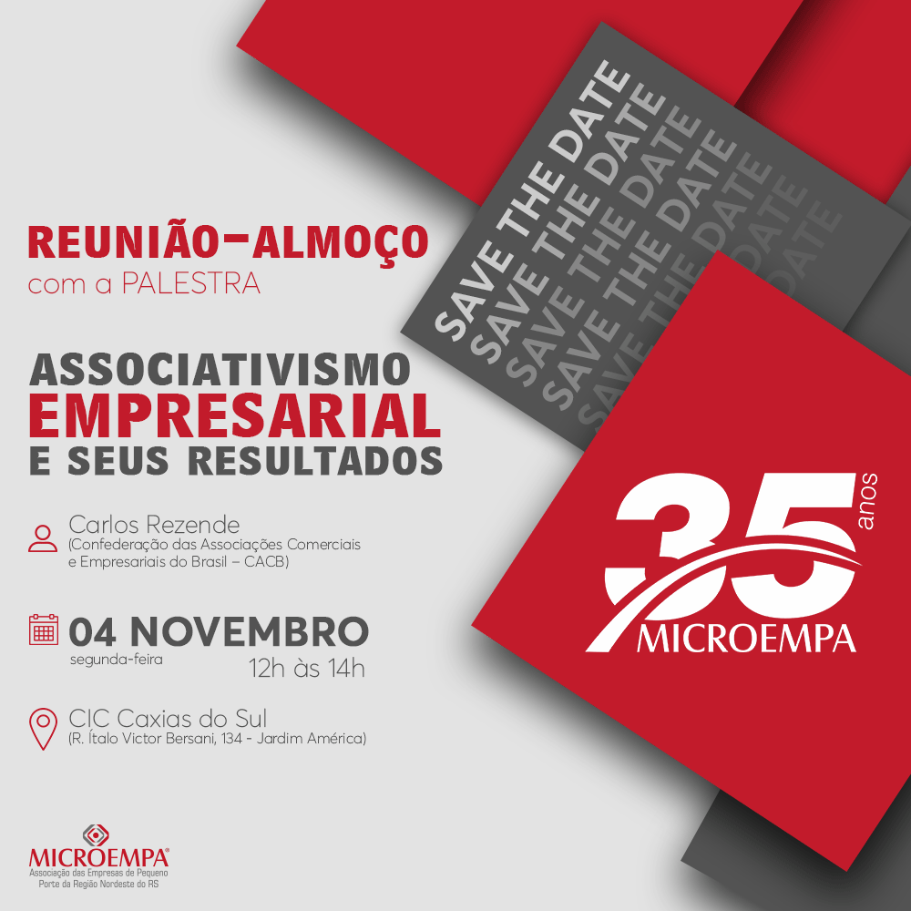 Reunião Almoço Aniversário 35 Anos Microempa!