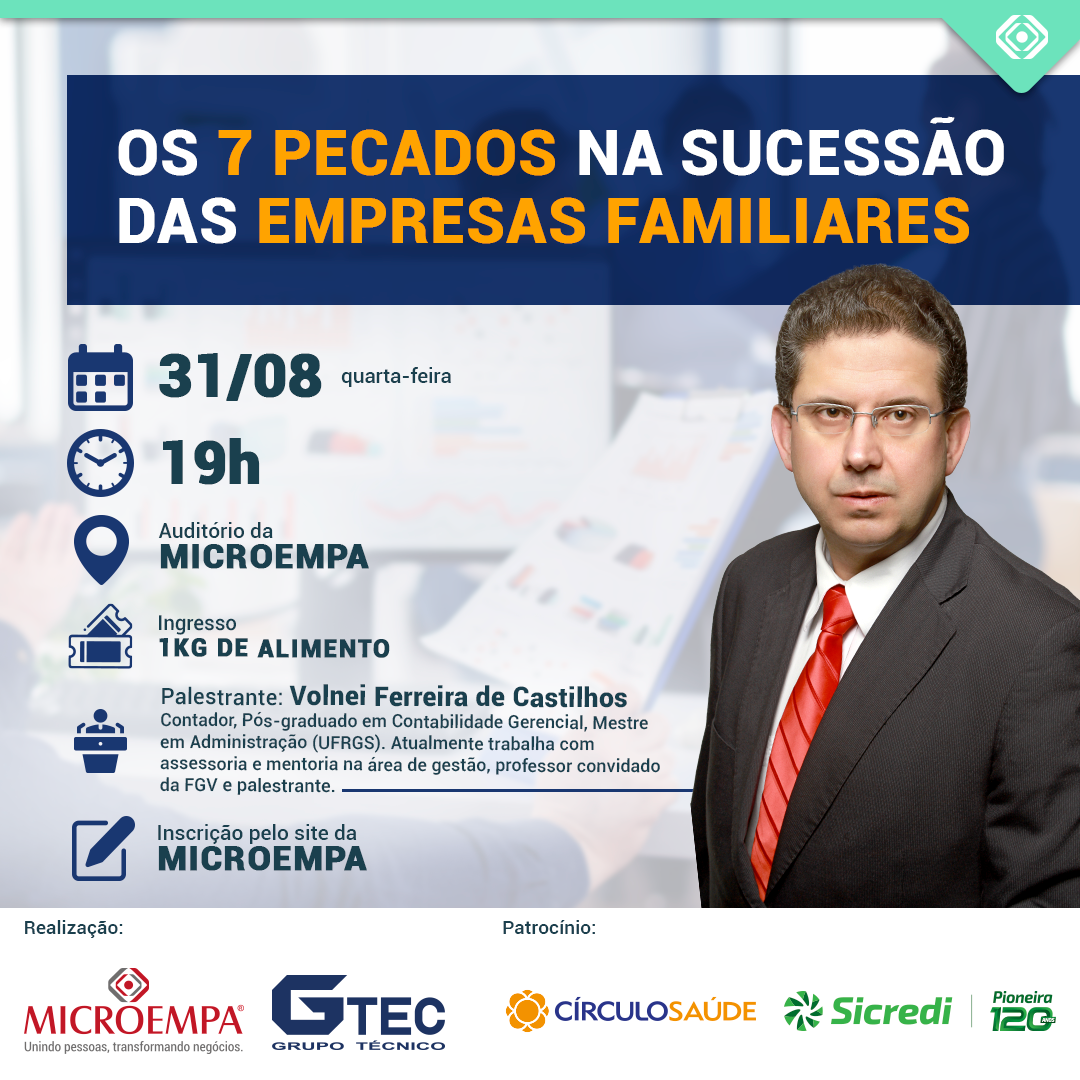Os 7 Pecados na Sucessão das Empresas Familiares.