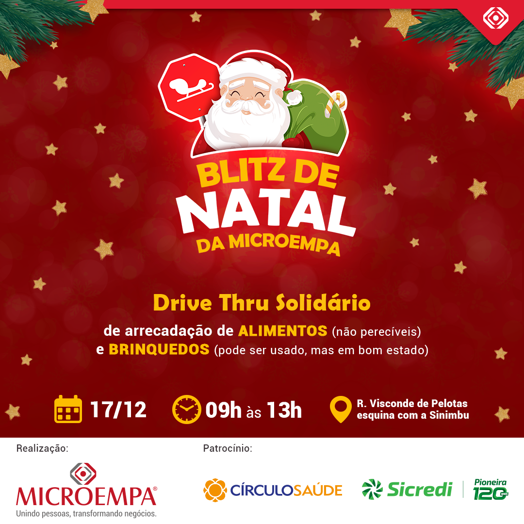 Blitz de Natal da Microempa