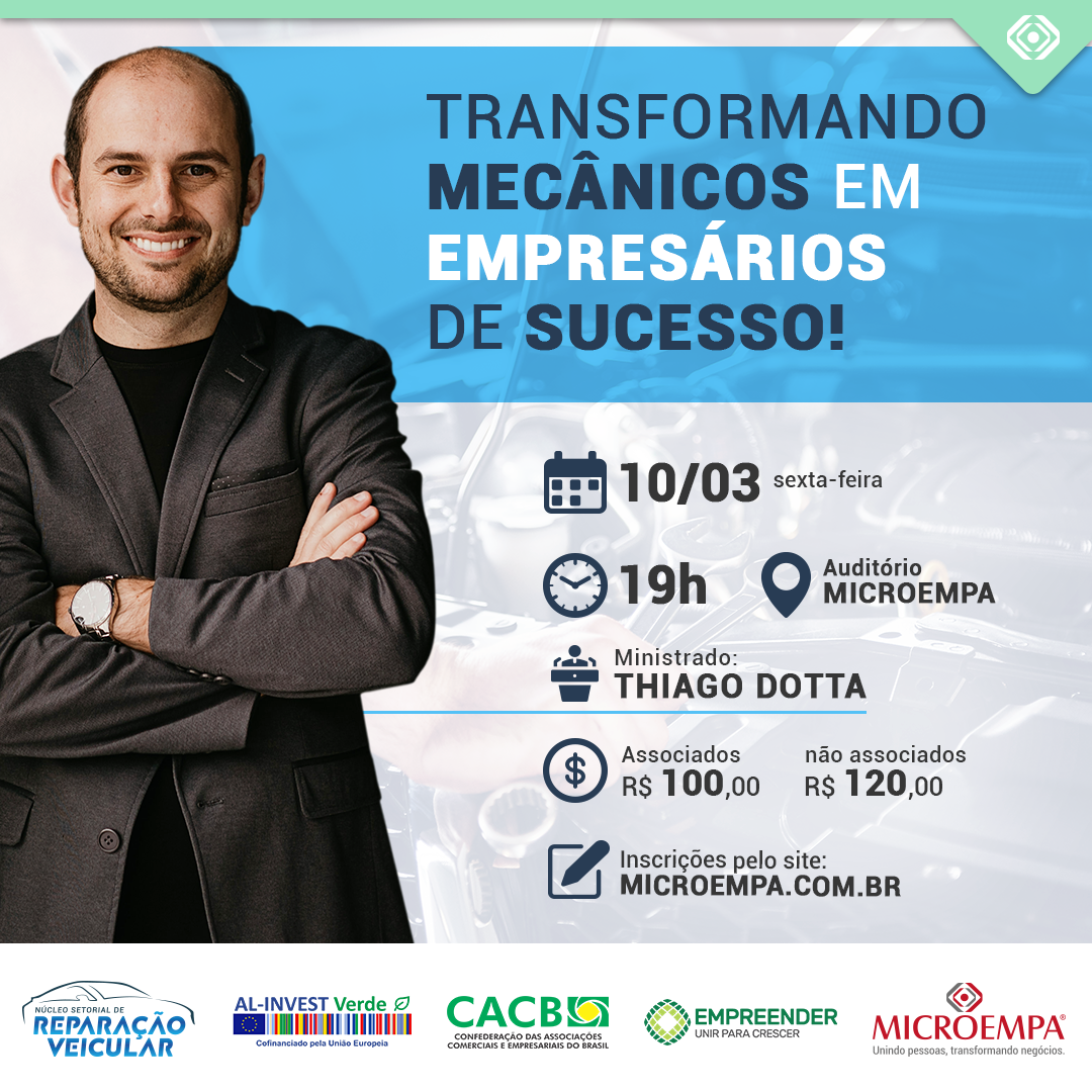 Transformando mecânicos em empresários de sucesso!