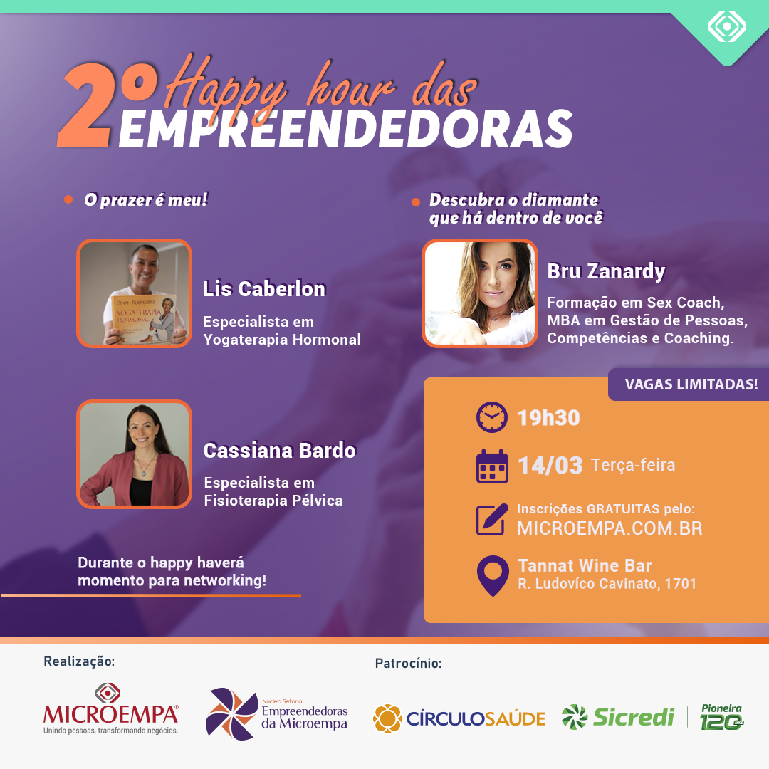 2º Happy Hour das Empreendedoras