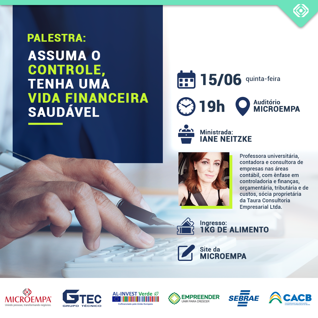 Assuma o controle, tenha uma vida financeira saudável