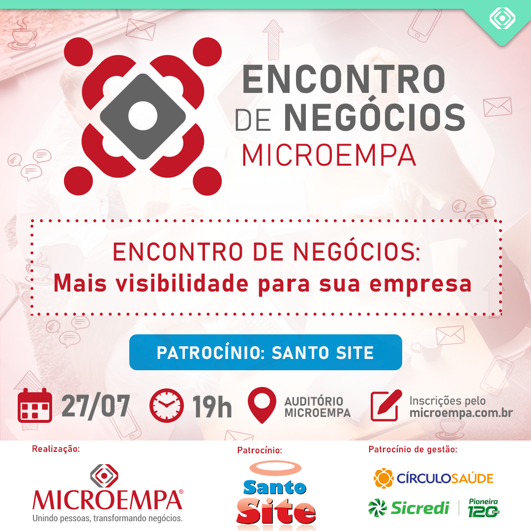 Encontro de Negócios - Edição de Julho