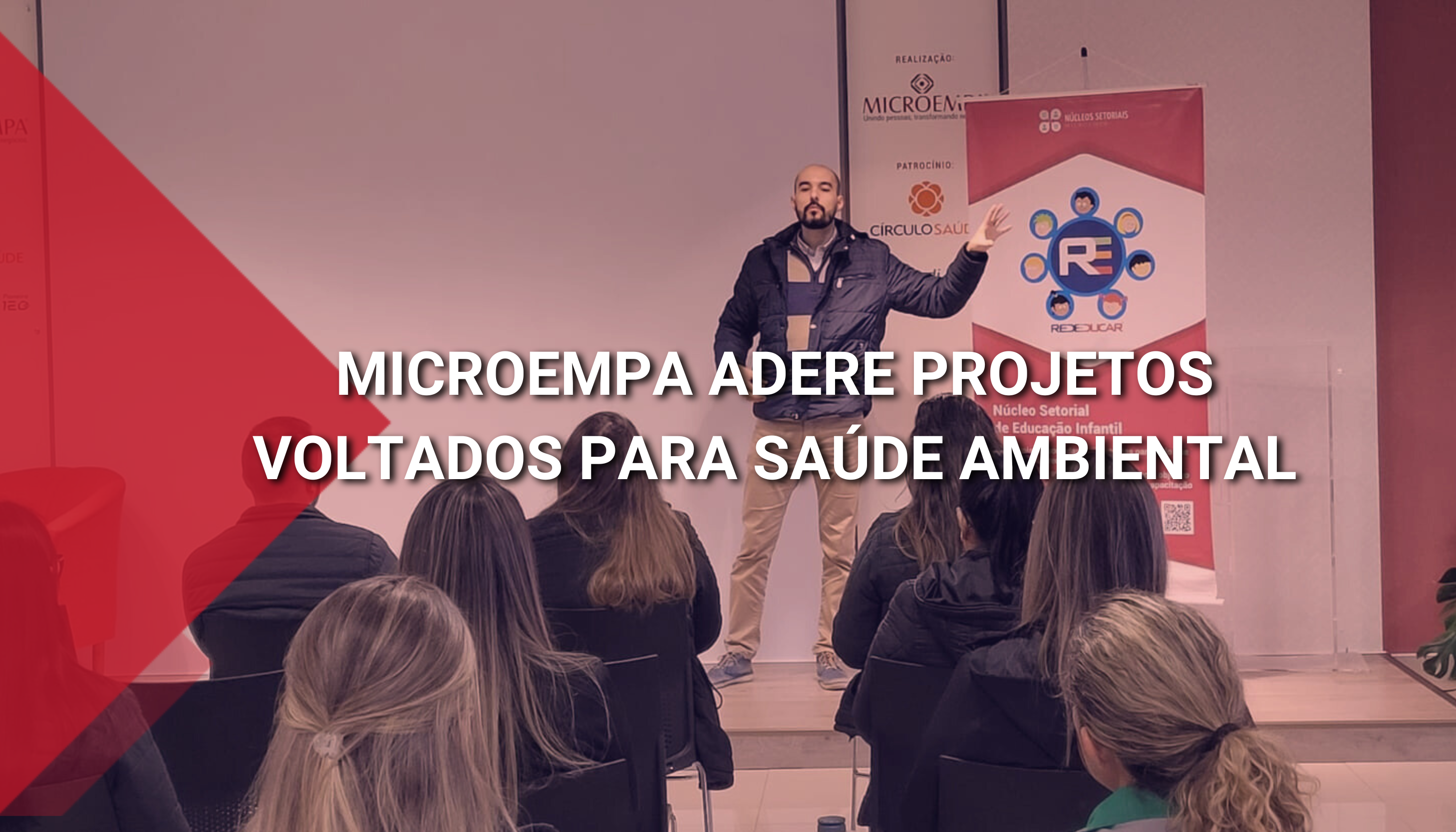 Representante da Urupe fala sobre reciclagem e saúde ambiental para colaboradores da Microempa.