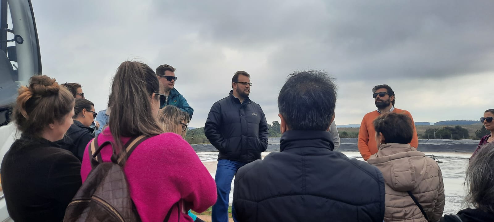 Comitê do Meio Ambiente em visita a Central de Tratamento de Resíduos em Caxias.