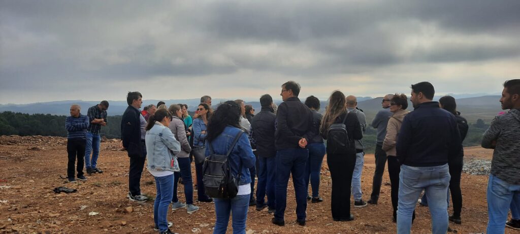 Comitê do Meio Ambiente em visita a Central de Tratamento de Resíduos em Caxias.