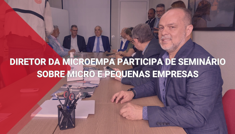 Diretor da Microempa participa de Seminário sobre Micro e Pequenas Empresas