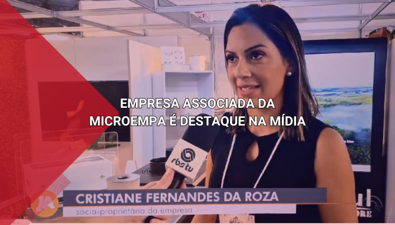 Cristiane da Roza, sócia da Stul em entrevista para o Jornal do Almoço