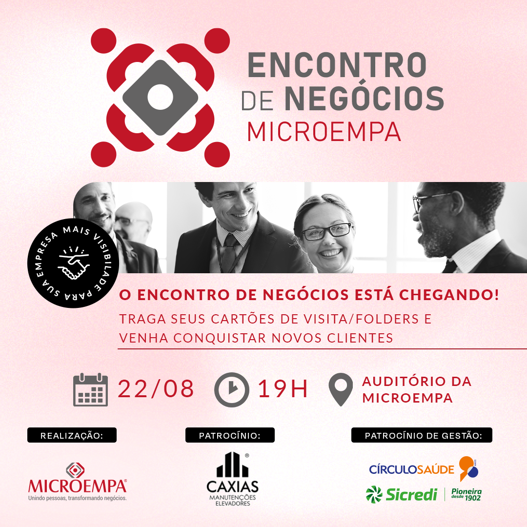 Encontro de Negócios - Caxias Manutenções
