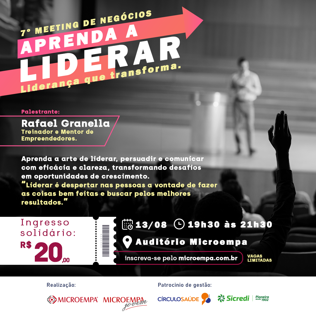 7º Meeting de Negócios - Aprenda a Liderar