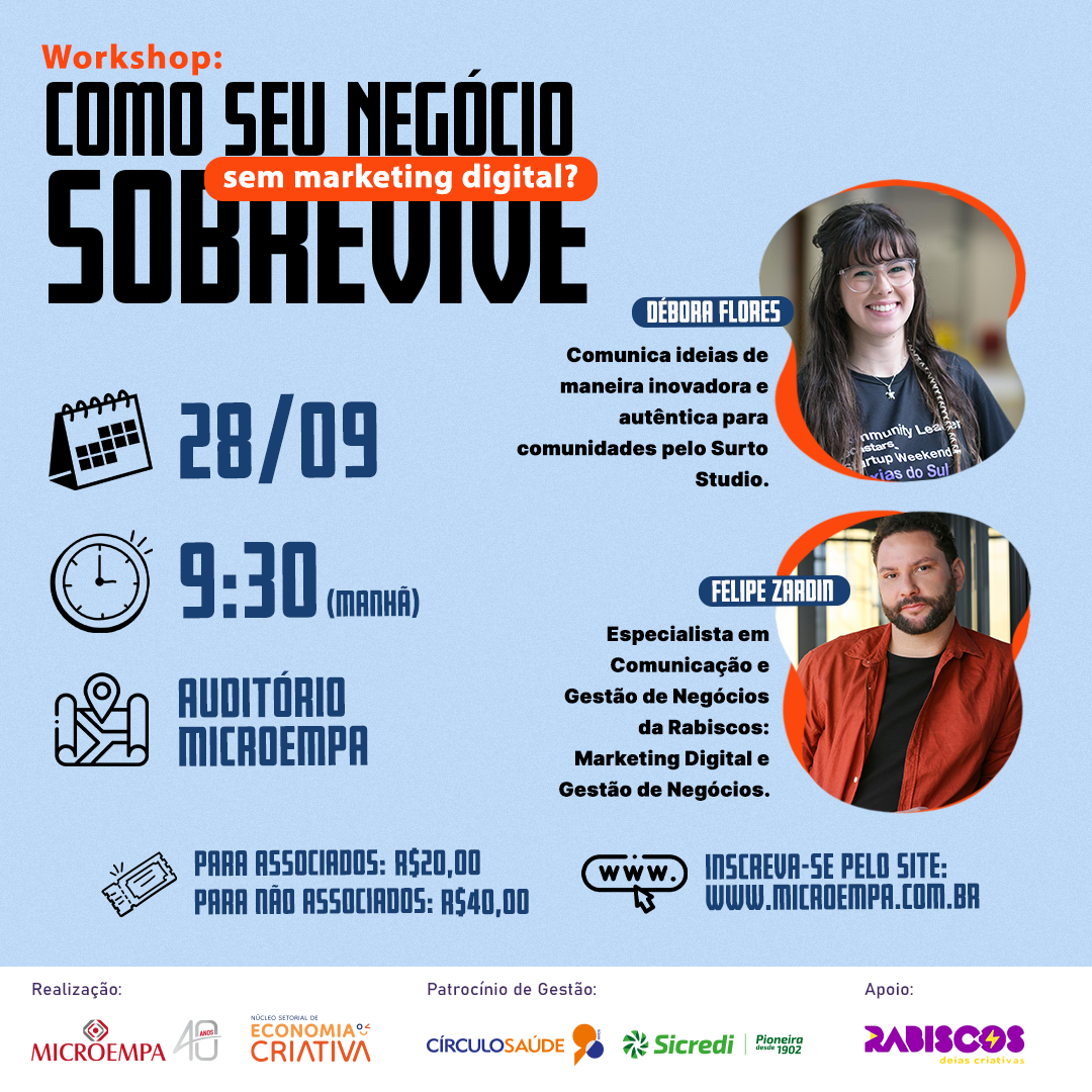 Workshop: Como seu negócio sobrevive sem Marketing Digital?