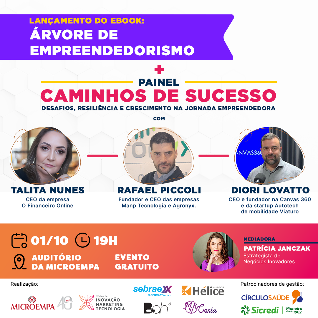 Lançamento do Ebook: Árvore de Empreendedorismo