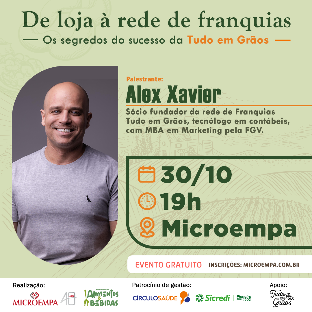 De loja à rede de franquias | Palestra Alex Xavier