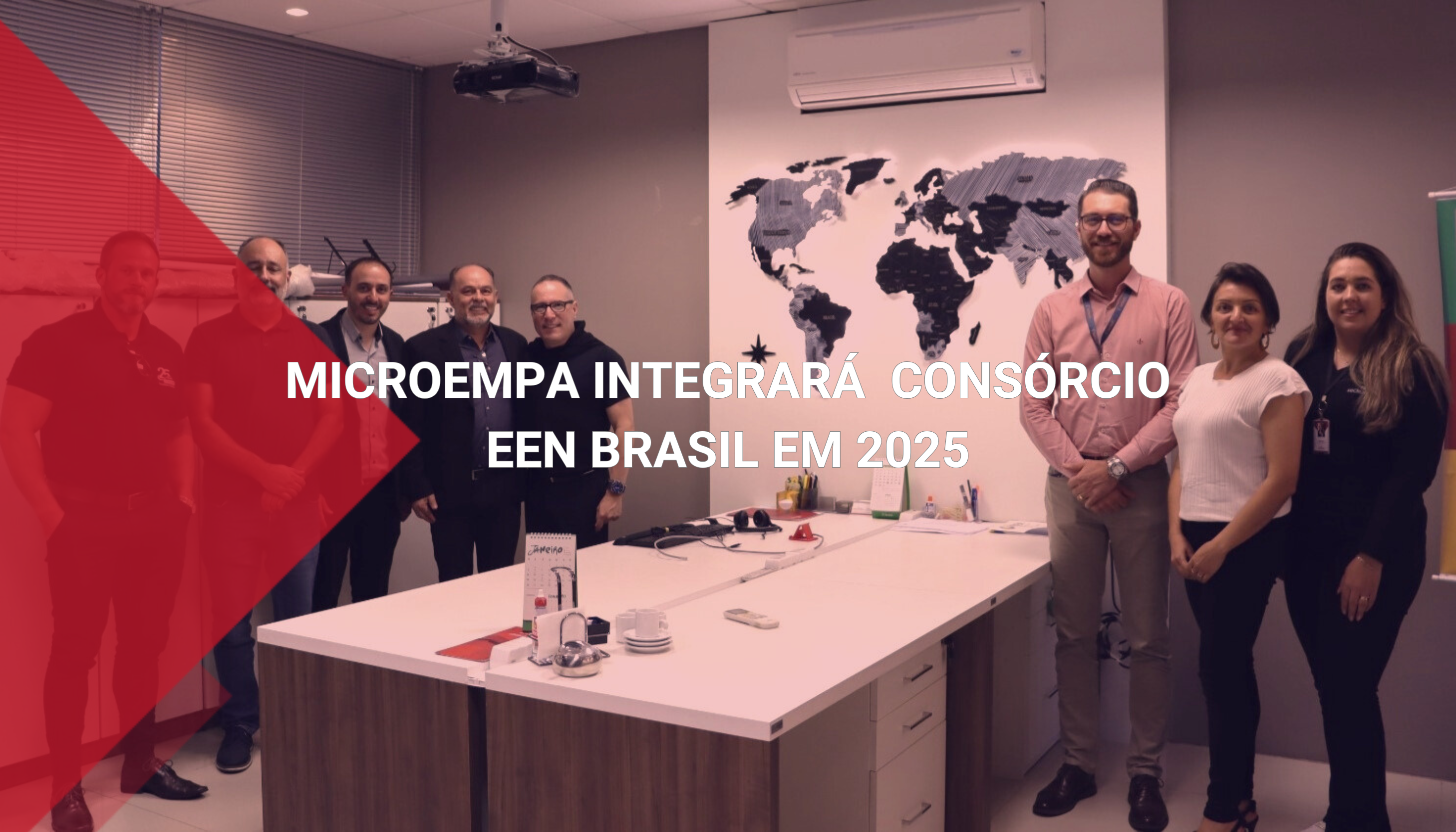 Representantes da Microempa participaram de um treinamento voltado para a utilização da plataforma Enterprise Europe Network.