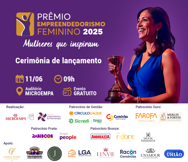 Lançamento - Prêmio Empreendedorismo Feminino 2025