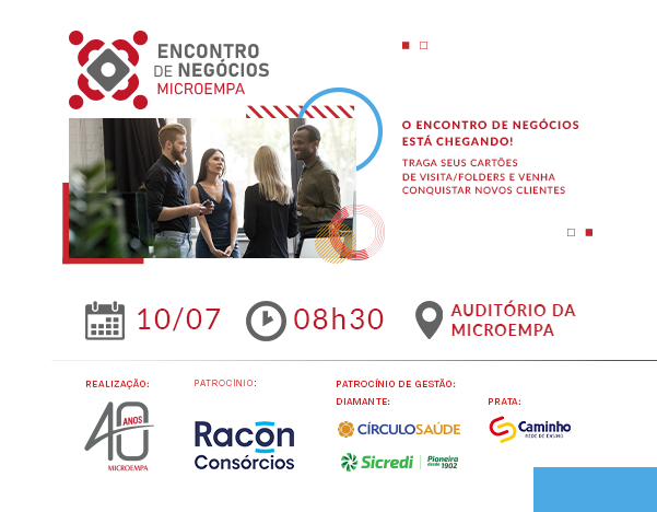 Encontro de negócios - Julho