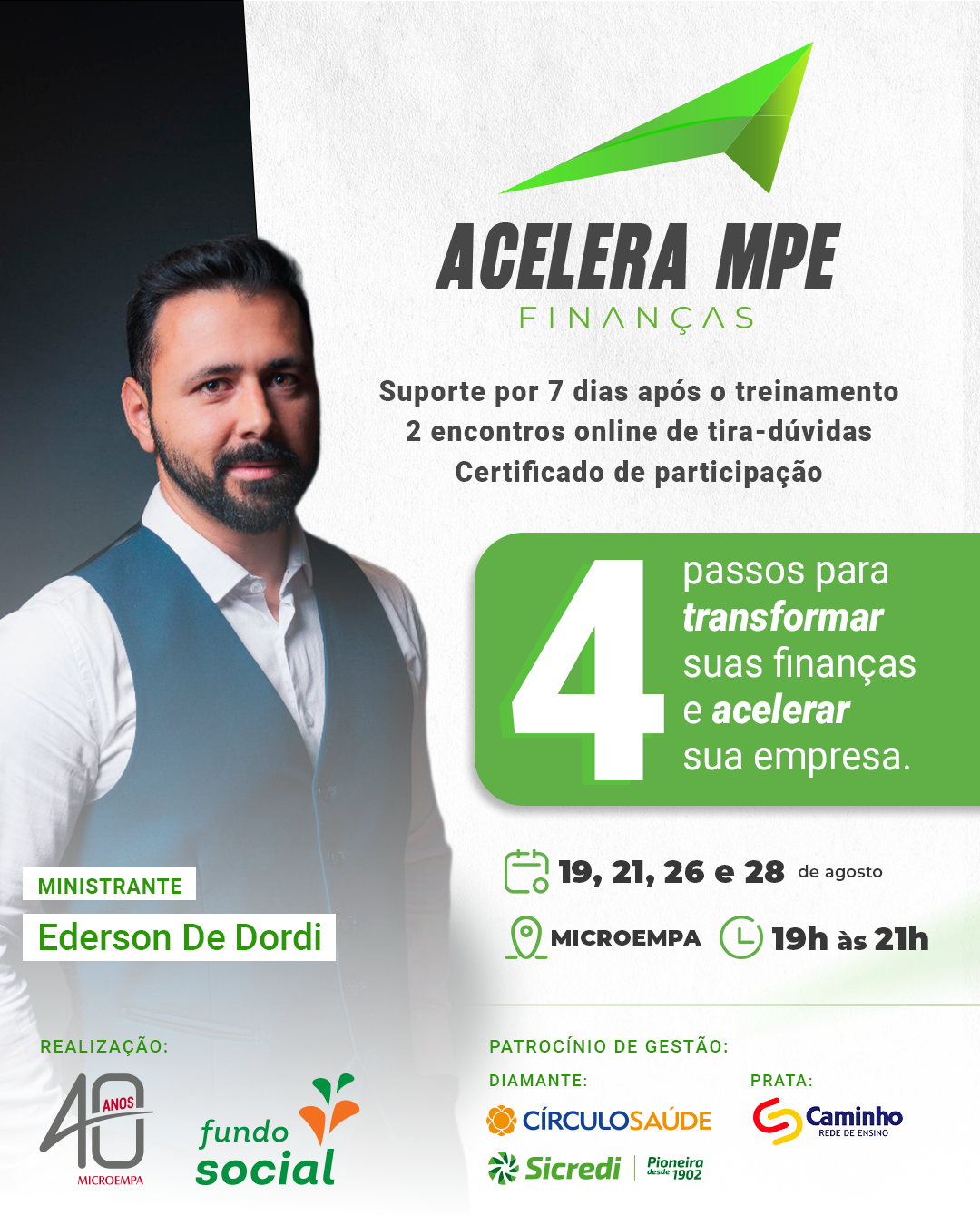 Acelera MPE – Finanças