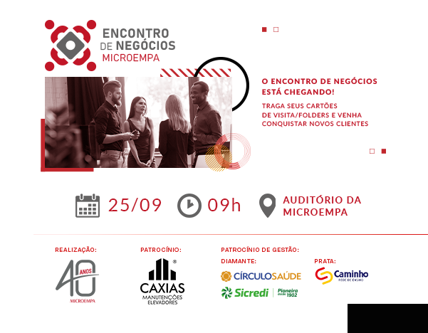 Encontro de Negócios - Caxias Manutenções